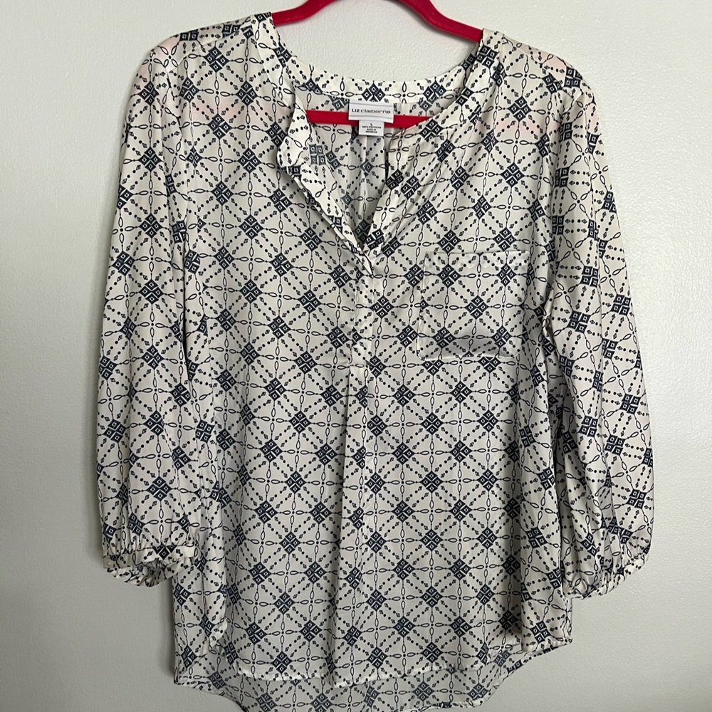 Liz Claiborne Blouse size large